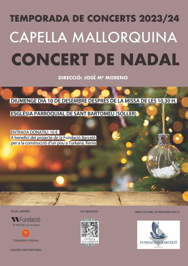 CONCIERTO DE NAVIDAD EN SÓLLER