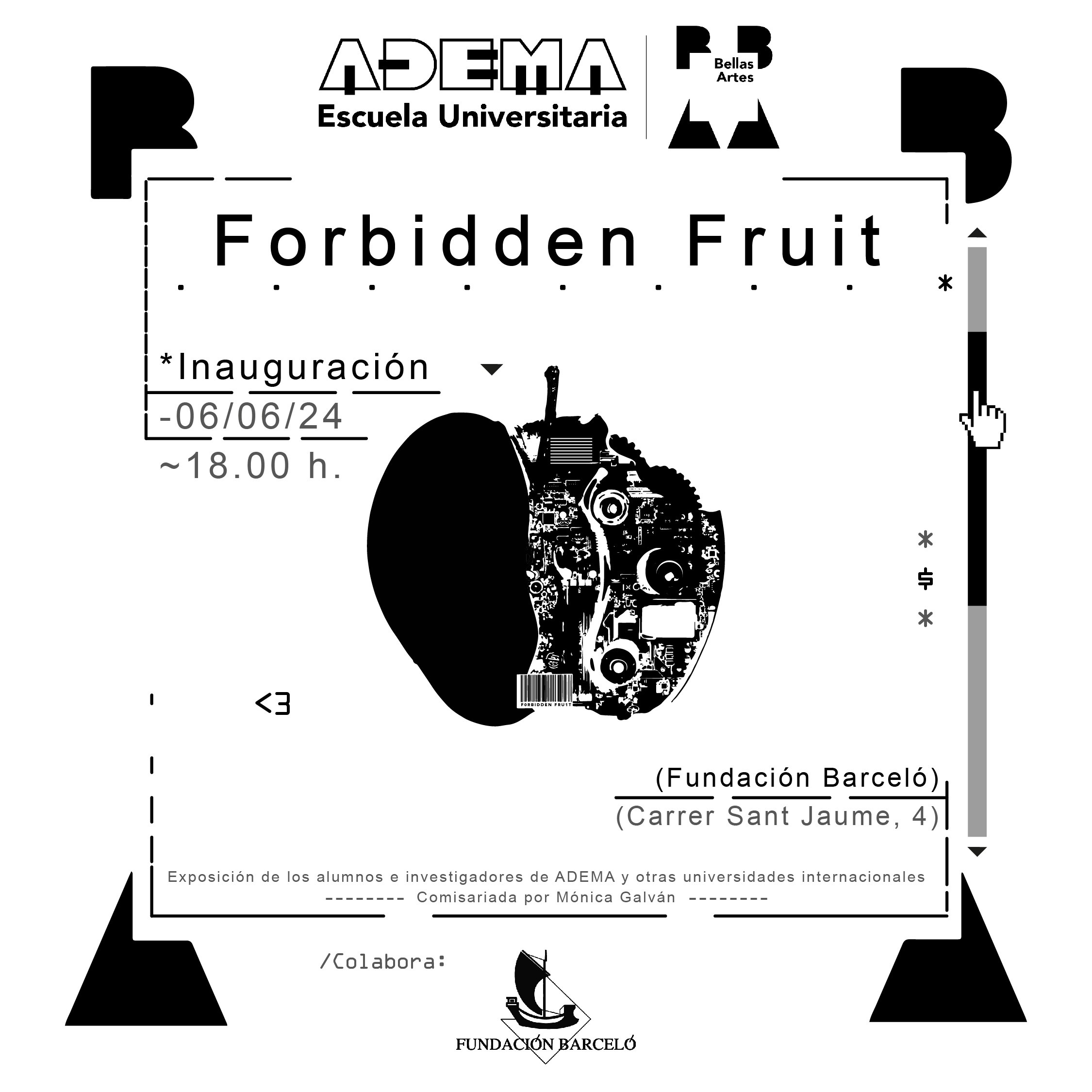 Inauguración Exposición Adema-Internacional «Forbidden Fruit»