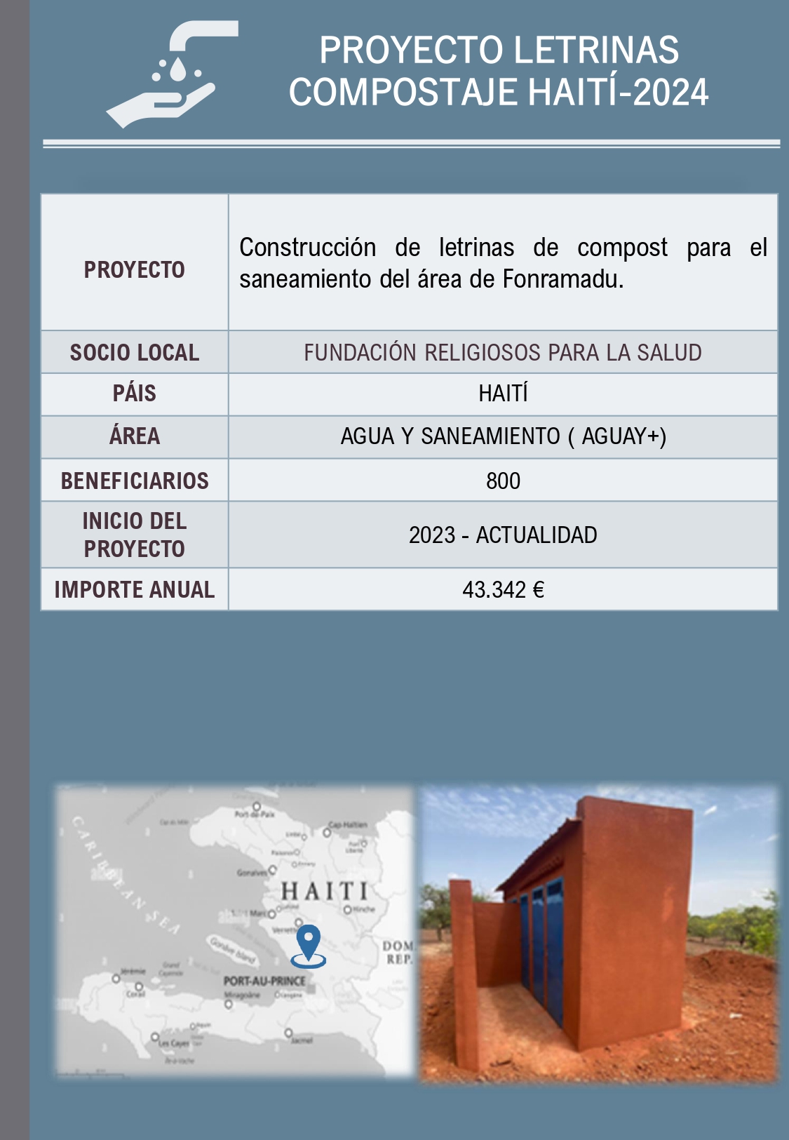 Ficha Letrinas compostaje – Haití 2024